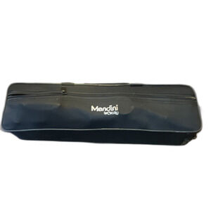 Mendini by Cecilio Concert Flute Closed Hole Silver Beginner with Case box 16